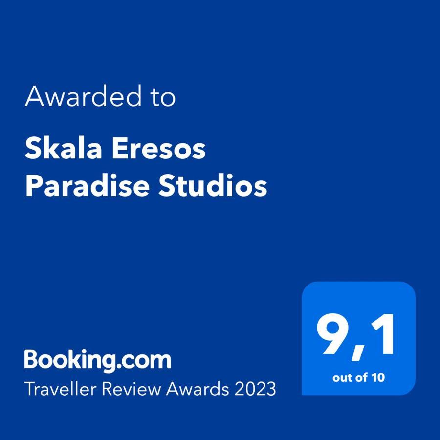 Skala Eresos Paradise Studios Skala Eresou Ngoại thất bức ảnh